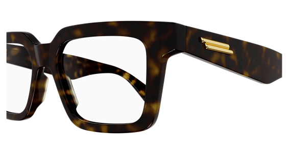 Montura de gafas Bottega Veneta Hombre BV1216O002-HAVANA-HAVANA-TRANSPARENT51 - BV1216O002-HAVANA-HAVANA-TRANSPARENT51
